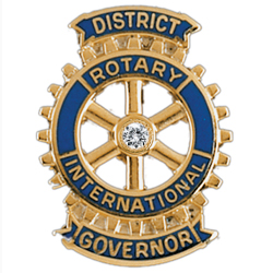 Rotary District Governor Pin - .06C Diamond