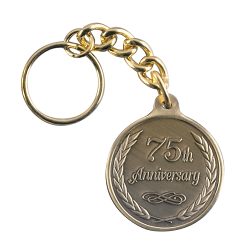 Rotary Coin Key Tags - 75th Anniversary