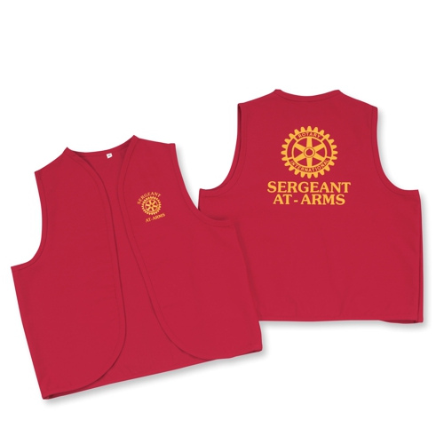 Sergeant-at-Arms Red Vest - LARGE